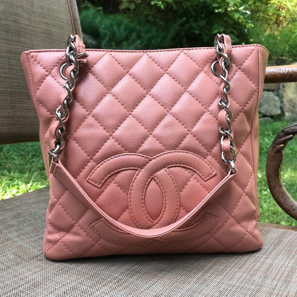 CHANEL Handbags - PRICE FIRM: CHANEL Caviar Shopping Tote PST